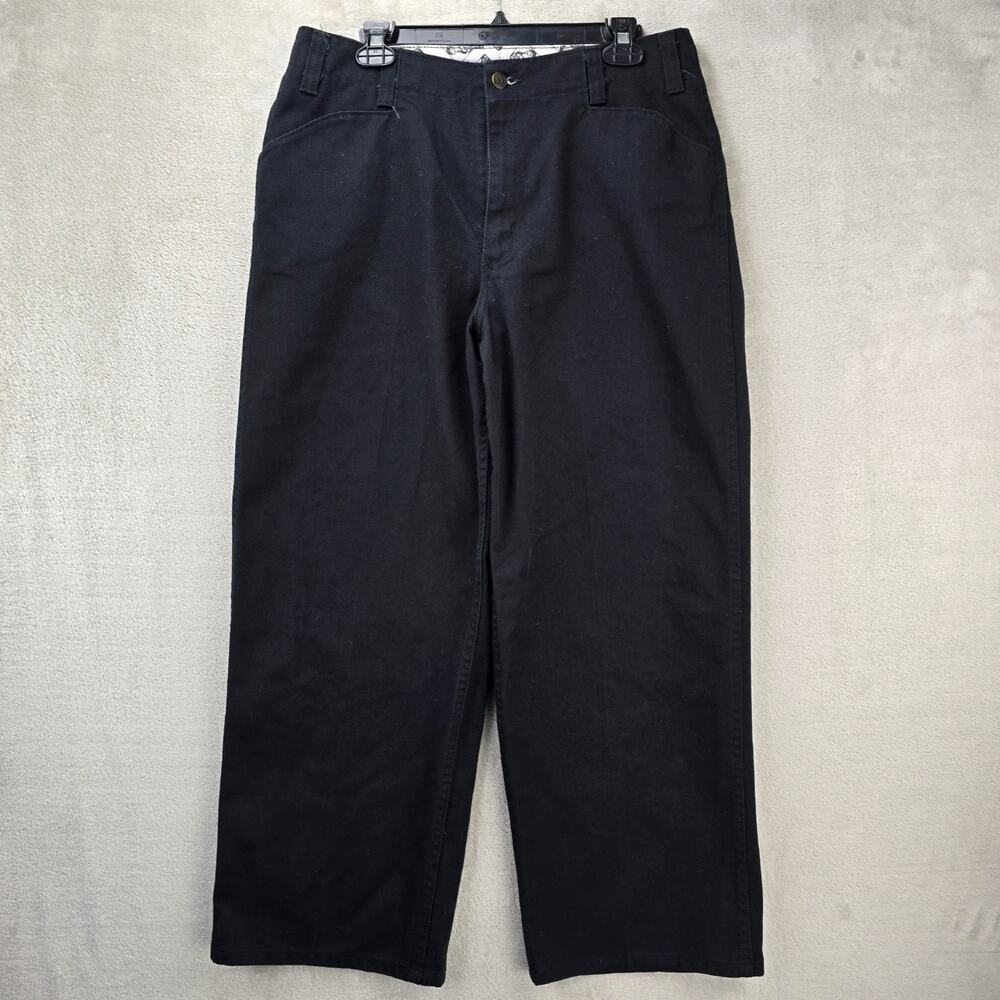 Vintage Ben Davis Gorilla Cut Pants Mens 34 (Fits 32x29) Blue Baggy Wide Leg